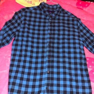 Blue flannel
